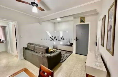 Apartamento para venda em santos, ponta da praia, 2 dormitórios, 2 banheiros, 1 vaga