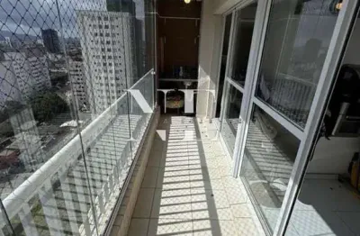 Apartamento para venda em santos, encruzilhada, 2 dormitórios, 1 suíte, 2 banheiros, 1 vaga