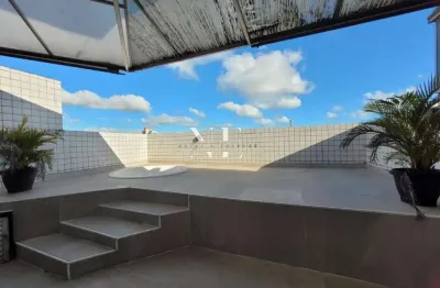 Cobertura para venda em santos, vila mathias, 3 dormitórios, 1 suíte, 2 banheiros, 2 vagas