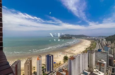 Cobertura para venda em santos, josé menino, 4 dormitórios, 3 suítes, 5 banheiros, 3 vagas