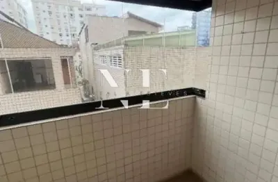 Apartamento para venda em santos, boqueirão, 2 dormitórios, 1 suíte, 2 banheiros, 1 vaga