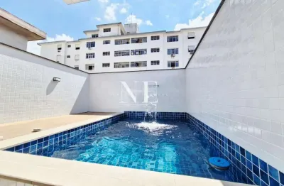 Casa Sobreposta para Venda em Santos, Aparecida, 3 dormitórios, 3 suítes, 5 banheiros, 2 vagas