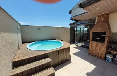 Cobertura de 2 quartos á venda, 116 m² por r$ 575.000,00 -badu