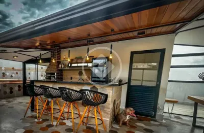 Cobertura duplex 240m2 exclusiva com vista panorâmica para a represa. codigo: 159289