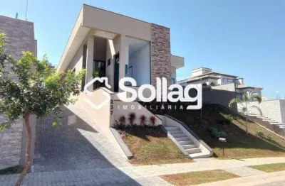 Um local encantador com linda vista , casa térrea de alto padrão no condomínio campo de toscana em vinhedo .