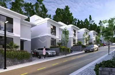 Vila de casas em condomínio para comprar no villagio santa anna em vinhedo, interior de são paulo.