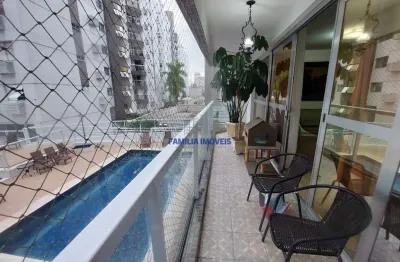 Apartamento com 4 quartos à venda na rua januário dos santos, --, aparecida, santos por r$ 1.200.000
