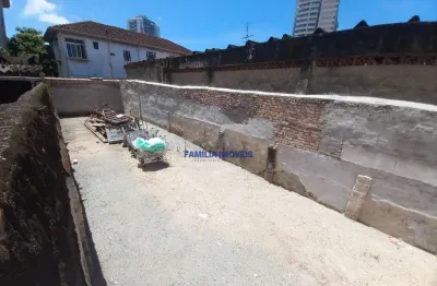 Terreno à venda na comendador martins, --, vila mathias, santos por r$ 562.000