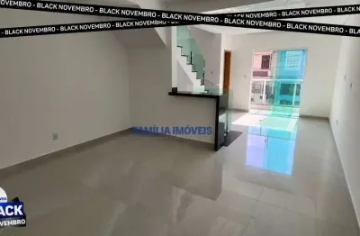 Casa em condomínio fechado com 3 quartos à venda na rua gonçalves ledo, --, campo grande, santos por r$ 949.000