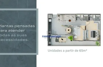 Apartamento com 2 quartos à venda na almirante moraes rego, --, ponta da praia, santos por r$ 1.079.000