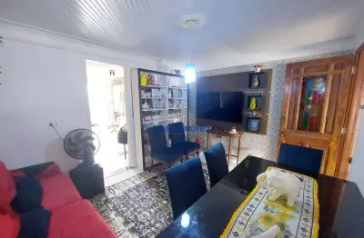 Casa em condomínio fechado com 2 quartos à venda na antonio bento, --, vila mathias, santos por r$ 1.000.000