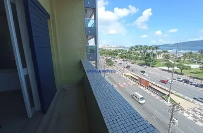 Apartamento com 2 quartos para alugar na avenida presidente wilson, --, josé menino, santos por r$ 4.500