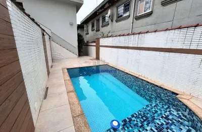 Casa em condomínio fechado com 3 quartos à venda na rua dom lara, --, boqueirão, santos por r$ 2.000.000