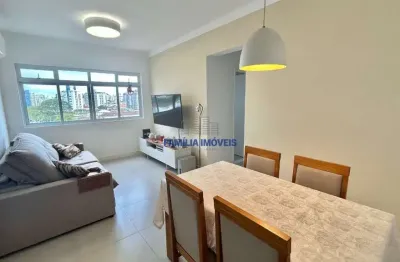 Apartamento com 2 quartos à venda na rua dom duarte leopoldo e silva, --, marapé, santos por r$ 510.000