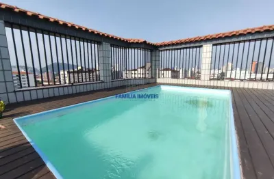 Cobertura com 3 quartos à venda na rua pedro américo, --, campo grande, santos por r$ 1.670.000