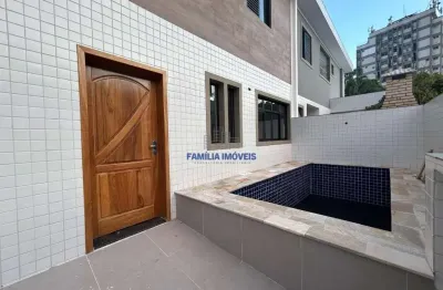 Casa em condomínio fechado com 3 quartos à venda na conselheiro zacharias, --, vila belmiro, santos por r$ 1.460.000