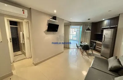 Flat com 1 quarto à venda na avenida marechal floriano peixoto, --, pompéia, santos por r$ 740.000