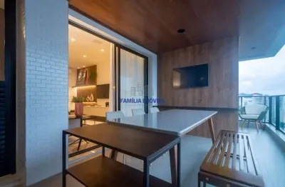 Apartamento com 1 quarto à venda na rua doutor lobo viana, --, boqueirão, santos por r$ 859.600