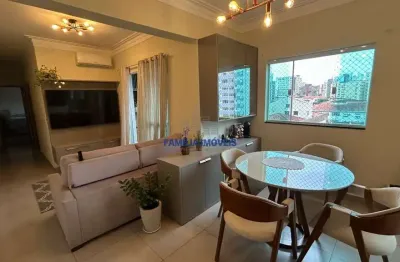 Apartamento com 2 quartos à venda na rua amazonas, --, campo grande, santos por r$ 695.000