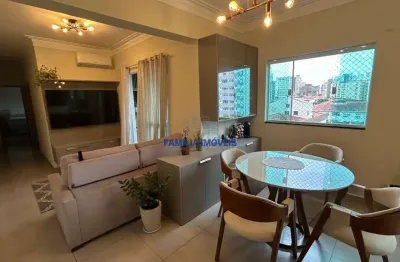 Apartamento com 2 quartos à venda na rua amazonas, --, campo grande, santos por r$ 680.000