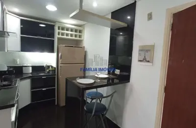 Flat com 1 quarto à venda na rua joão ramalho, --, centro, são vicente por r$ 220.000