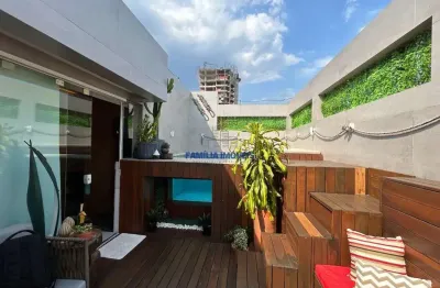 Cobertura com 3 quartos à venda na dona anália franco, --, aparecida, santos por r$ 2.900.000