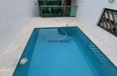 Casa em condomínio fechado com 3 quartos à venda na doutor cesário bastos, --, vila belmiro, santos por r$ 1.300.000