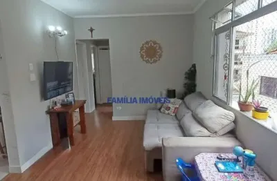 Apartamento com 3 quartos à venda na rua alexandre herculano, --, gonzaga, santos por r$ 550.000