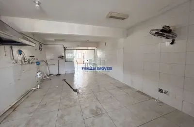 Casa comercial para alugar na avenida senador feijó, --, vila mathias, santos por r$ 7.500