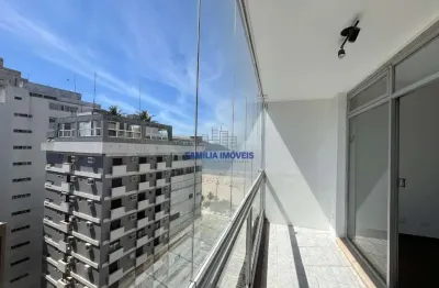 Apartamento com 2 quartos para alugar na rua carlos afonseca, --, gonzaga, santos por r$ 4.100
