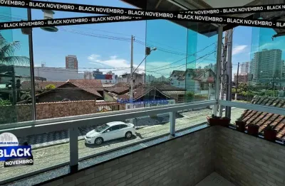 Casa em condomínio fechado com 2 quartos à venda na avenida luzia encarnação vidal, --, aviação, praia grande por r$ 339.000