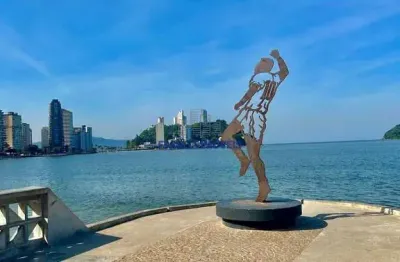 Apartamento com 1 quarto à venda na rua cândido rodrigues, --, gonzaguinha, são vicente por r$ 265.000