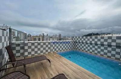 Cobertura com 4 quartos à venda na rua almirante barroso, --, campo grande, santos por r$ 1.200.000