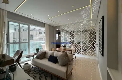 Apartamento com 2 quartos à venda na avenida presidente wilson, --, josé menino, santos por r$ 1.078.000