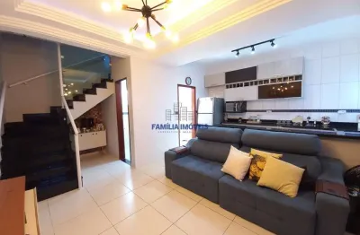 Casa em condomínio fechado com 2 quartos à venda na catalão, --, jardim independência, são vicente por r$ 413.000