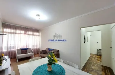 Apartamento com 2 quartos à venda na rua galeão coutinho, --, embaré, santos por r$ 510.000
