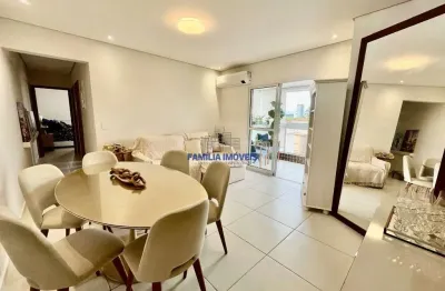 Apartamento com 2 quartos à venda na rua delfino stockler de lima, --, vila belmiro, santos por r$ 750.000