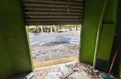Ponto comercial para alugar na rua euclides da cunha, --, pompéia, santos por r$ 12.000