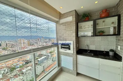 Apartamento com 3 quartos para alugar na Rua Machado de Assis, --, Boqueirão, Santos por R$ 17.360