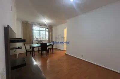 Apartamento com 2 quartos para alugar na rua almirante barroso, --, campo grande, santos por r$ 2.755