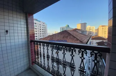 Apartamento com 2 quartos à venda na rua gonçalves ledo, --, campo grande, santos por r$ 499.000