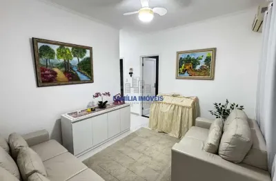 Apartamento com 1 quarto à venda na avenida doutor bernardino de campos, --, campo grande, santos por r$ 349.000