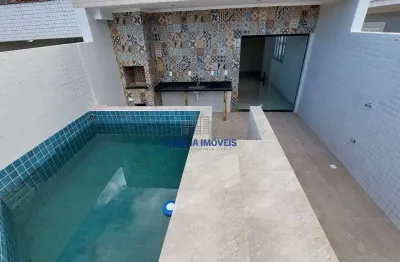 Casa em condomínio fechado com 3 quartos à venda na rua princesa isabel, --, vila belmiro, santos por r$ 1.200.000