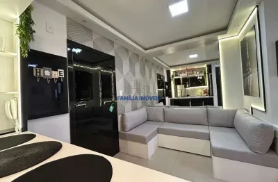 Apartamento com 1 quarto à venda na rua joão ramalho, --, centro, são vicente por r$ 296.000