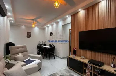 Apartamento com 2 quartos à venda na rua dom duarte leopoldo e silva, --, marapé, santos por r$ 636.000