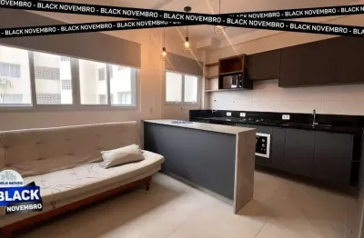 Apartamento com 1 quarto para alugar na avenida barão de penedo, --, josé menino, santos por r$ 2.357