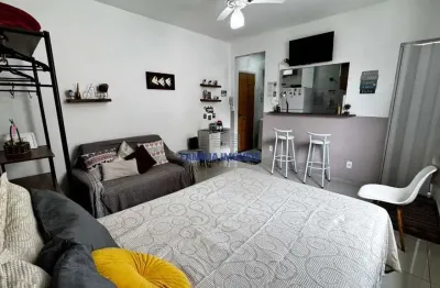 Kitnet / stúdio à venda na rua cásper líbero, --, josé menino, santos por r$ 245.000