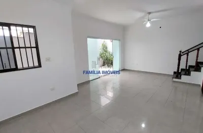 Casa em condomínio fechado com 3 quartos à venda na rua doutor fernando costa, --, vila valença, são vicente por r$ 550.000