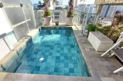 Cobertura com 2 quartos à venda na avenida general san martin, --, ponta da praia, santos por r$ 1.960.000