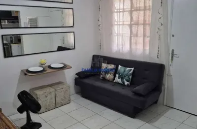 Apartamento com 1 quarto para alugar na rua jacob emerick, --, centro, são vicente por r$ 1.800
